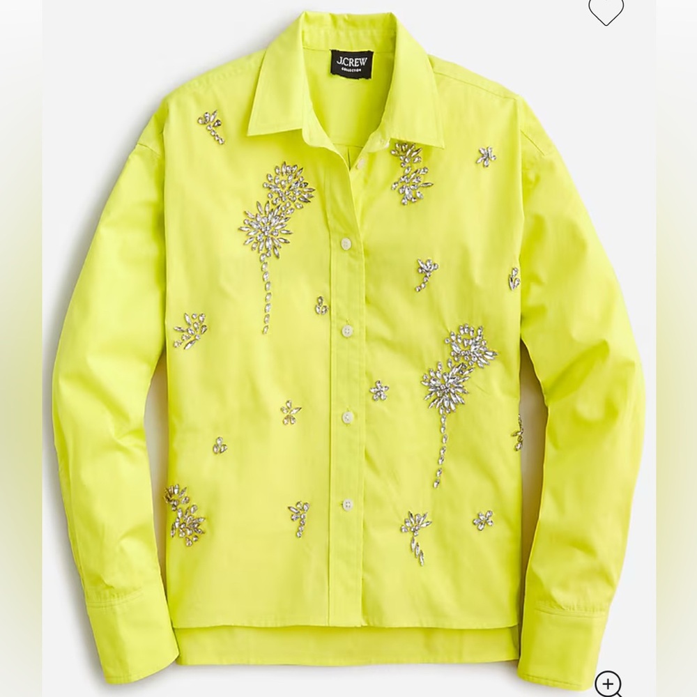 J. Crew Collection embellished shirt